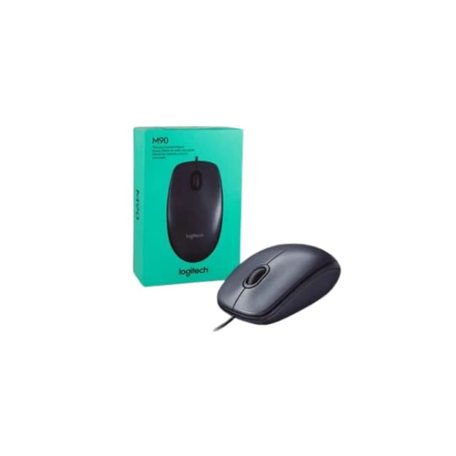 Mouse Logitech M90 Box Usb Preto